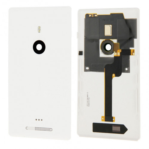 Couverture arrière de batterie de logement avec le câble de câble pour Nokia Lumia 925 (blanc) SC316W1304-35