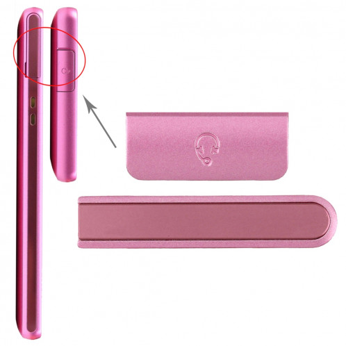 iPartsBuy Bouton d'écouteur et bouton de volume de remplacement pour Sony Xperia ZR / M36h (Magenta) SI552M372-35