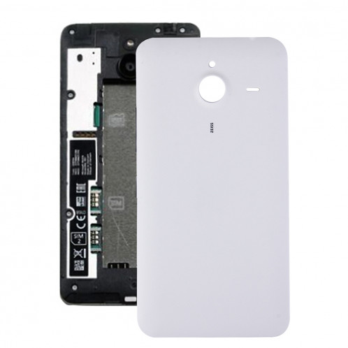 iPartsAcheter pour Microsoft Lumia 640 XL couvercle arrière de la batterie (blanc) SI400W1870-37