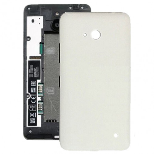 iPartsBuy remplacement de la couverture arrière de la batterie pour Microsoft Lumia 640 (blanc) SI401W212-36