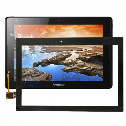 iPartsBuy remplacement d'écran tactile pour Lenovo Tab 2 A10-70 (Noir) SI500B924-35