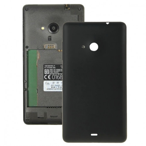 Couverture arrière de remplacement de batterie en plastique de couleur unie pour Microsoft Lumia 535 (noir) SC587B529-34