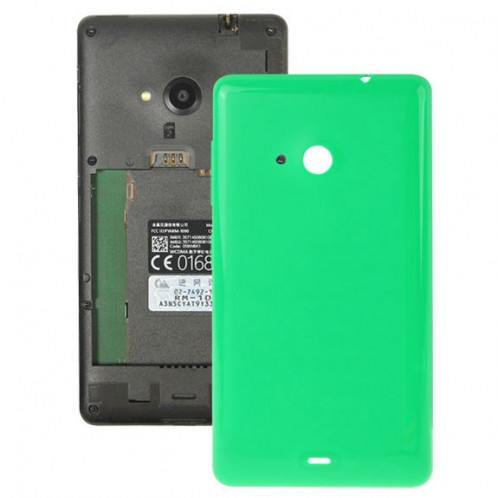 Couverture arrière de rechange de batterie en plastique de couleur unie pour Microsoft Lumia 535 (vert) SC587G389-34
