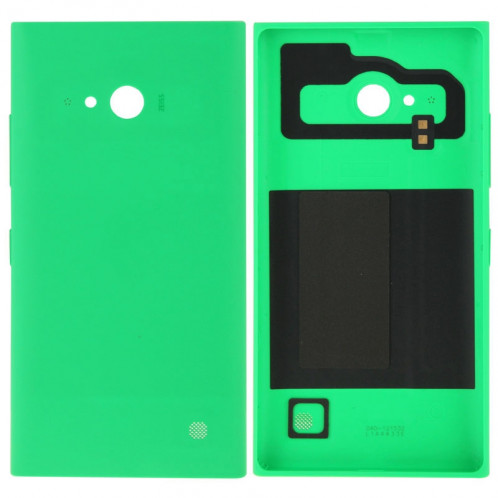 Couverture arrière de remplacement de batterie en plastique de couleur unie pour Nokia Lumia 730 (vert) SC588L596-34