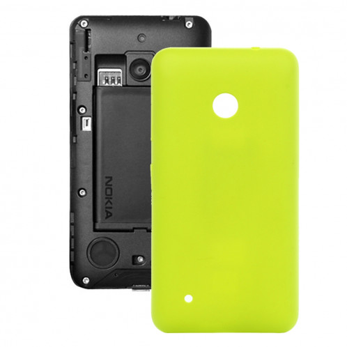 iPartsAcheter pour Nokia Lumia 530 couleur unie en plastique couvercle de la batterie arrière (jaune) SI589Y1180-36