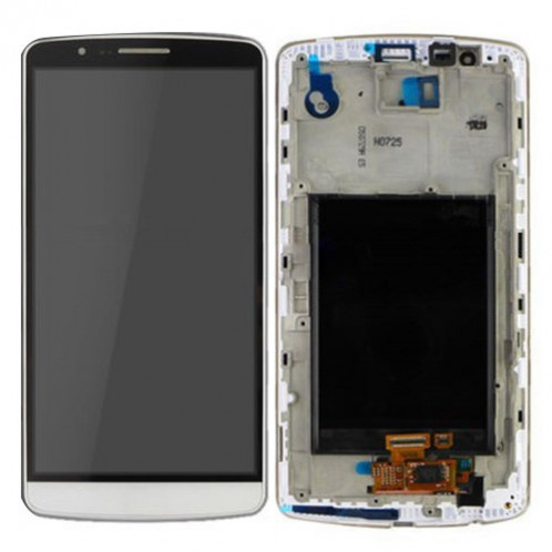 iPartsBuy LCD Affichage + Écran Tactile Digitizer Assemblée avec Cadre pour LG G3 / D850 / D851 / D855 / VS985 (Blanc) SI021W933-39