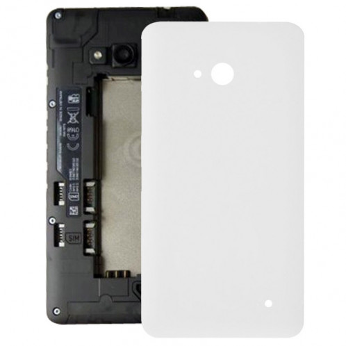 iPartsAcheter pour Microsoft Lumia 640 couvercle en plastique de surface arrière givré (blanc) SI058A1943-35