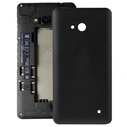 iPartsAcheter pour Microsoft Lumia 640 surface en plastique givré couvercle du boîtier (noir) SI058B906-35