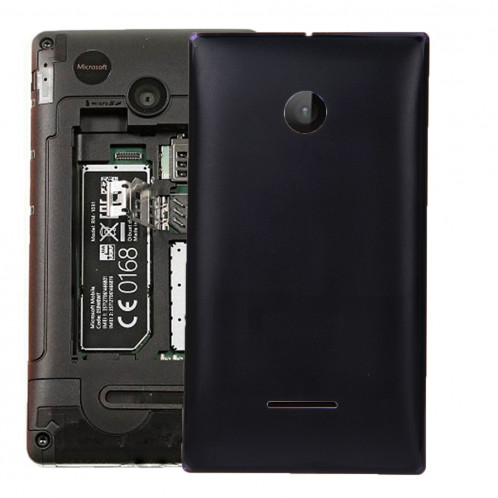 Couverture arrière de batterie couleur unie pour Microsoft Lumia 532 (Noir) SC623B738-35