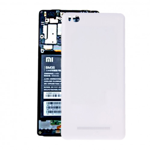 iPartsBuy Xiaomi Mi 4c couvercle de la batterie arrière (blanc) SI661W1332-36
