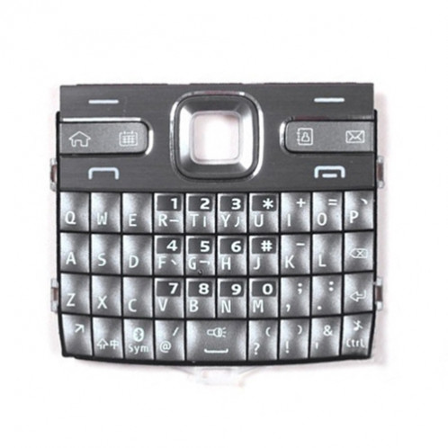 iPartsBuy Téléphone Mobile Claviers Remplacement du logement avec des boutons de menu / touches de presse pour Nokia E72 (Argent) SI787S400-35