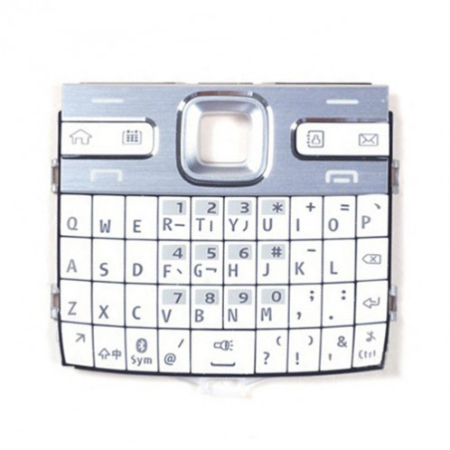 iPartsBuy Mobile Claviers Téléphone remplacement du logement avec des boutons de menu / touches de presse pour Nokia E72 (blanc) SI787W893-35