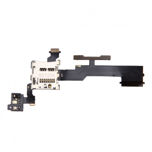 Bouton de contrôle du volume iPartsBuy et fente pour carte mémoire SD Remplacement du câble Flex pour HTC One M8 SB8001990-34