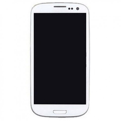 iPartsAcheter pour Samsung Galaxy SIII / i9300 Original Écran LCD + Écran Tactile Digitizer Assemblée avec Cadre (Blanc) SI114W277-36
