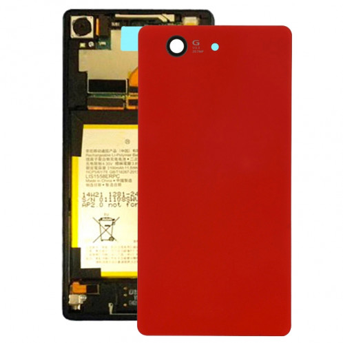 iPartsBuy Cache Batterie Arrière pour Sony Xperia Z3 Compact / D5803 (Rouge) SI447R1348-310