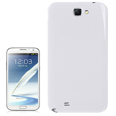 Pour la couverture arrière en plastique originale de Samsung Galaxy Note II / N7100 avec NFC (blanc) SP14WL183-34