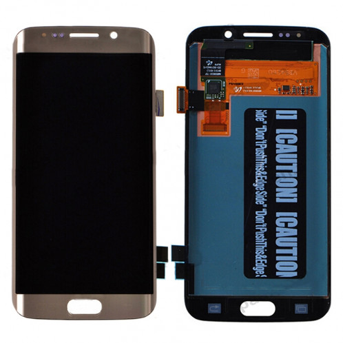 iPartsAcheter pour Samsung Galaxy S6 bord / G925 Original LCD Affichage + Écran Tactile Digitizer Assemblée (Or) SI771J1941-37