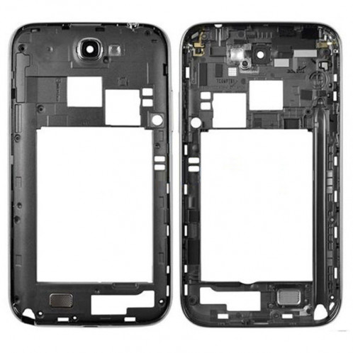 iPartsBuy Boîtier Arrière pour Samsung Galaxy Note II / N7105 (Noir) SI849B1030-36