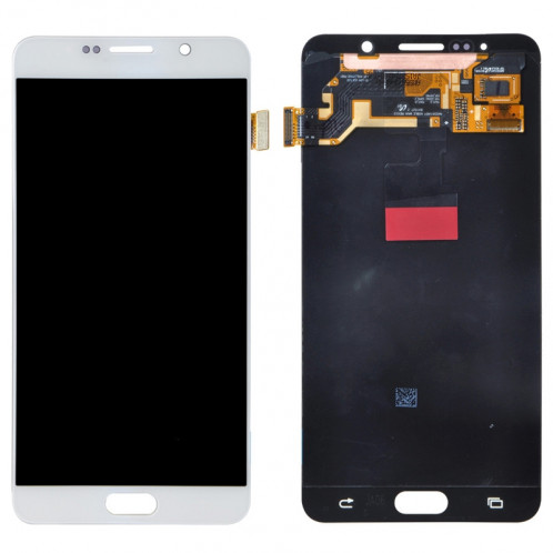 iPartsAcheter pour Samsung Galaxy Note 5 / N9200 Écran LCD Original + Écran Tactile Digitizer Assemblée (Blanc) SI871W1872-36