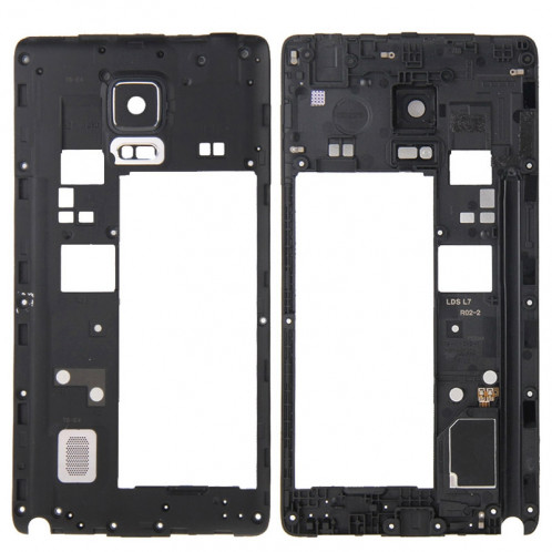 iPartsBuy Middle Frame Bezel / Logement arrière pour Samsung Galaxy Note Edge / N915 (Noir) SI113B1235-39