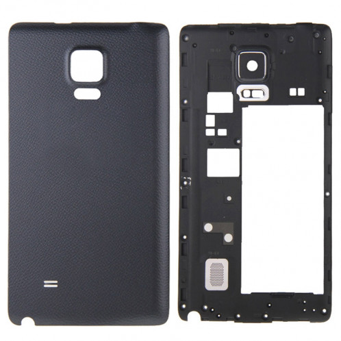 iPartsBuy Full Housing Cover (lunette cadre moyen + couvercle arrière de la batterie) pour Samsung Galaxy Note Edge / N915 (Noir) SI117B238-39