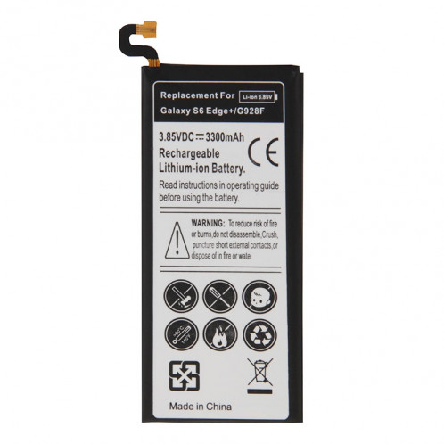 iPartsBuy 3300mAh Rechargeable Li-ion Batterie pour Samsung Galaxy S6 Edge + / G928F SI3886641-34