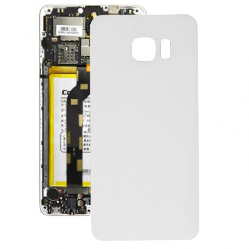 iPartsBuy remplacement de la couverture arrière de la batterie pour Samsung Galaxy S6 Edge + / G928 (blanc) SI200W884-38