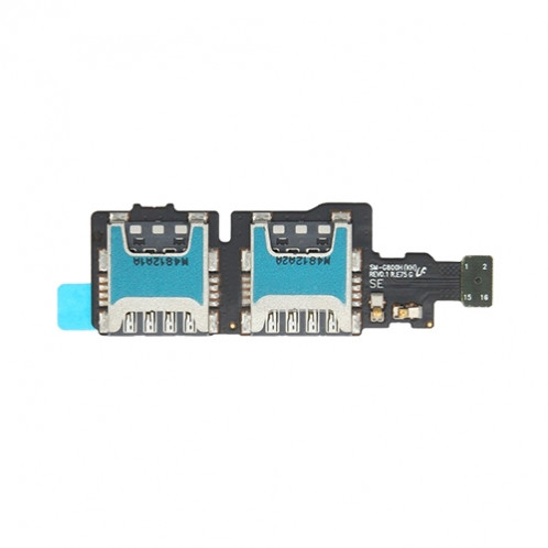 iPartsBuy Connecteur de carte SIM avec câble Flex pour Samsung Galaxy S5 Mini / G800H SI70851908-34