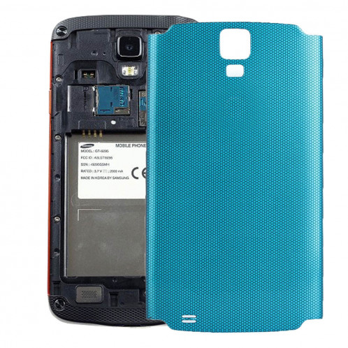 iPartsBuy Batterie Arrière Coque Arrière pour Samsung Galaxy S4 Actif / i537 (Bleu) SI653L338-37