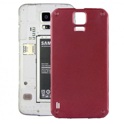 iPartsBuy Batterie Arrière Coque Arrière pour Samsung Galaxy S5 Active / G870 (Rouge) SI654R882-37