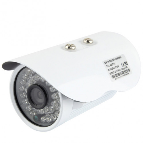 Caméra infrarouge couleur CMOS 420TVL 6mm en métal avec 36 LED, distance IR: 20m SH02851761-37