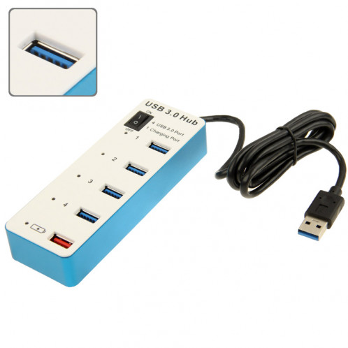 Hub USB3.0 à 4 ports + port de charge USB2.0 à 1 port (BYL-3011) S410701696-36