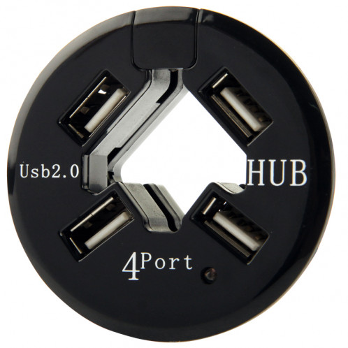 4 Ports USB 2.0 Haute Vitesse HUB (Noir) S41075439-35