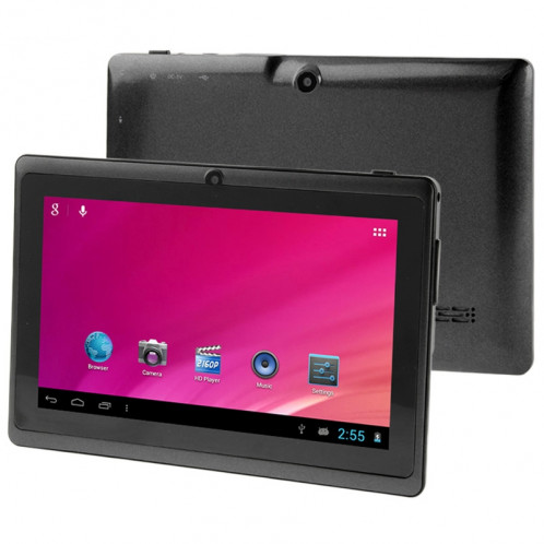 Tablet PC 7.0 pouces, 512 Mo + 8 Go, Android 4.0, Allwinner A33 Quad Core 1,5 GHz (Noir) ST107B1470-313