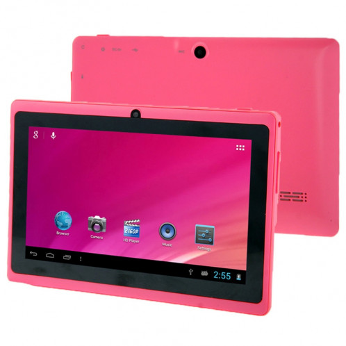Tablet PC, 7,0 pouces, 512 Mo + 8 Go, Android 4.0, Allwinner A33 Quad Core 1,5 GHz (rose) ST107F1081-313