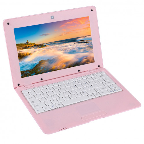 Netbook PC, 10,1 pouces, 1 Go + 8 Go, Android 5.1 ATM7059 Quad Core 1,6 GHz, BT, WiFi, HDMI, SD, RJ45 (rose) SN01311563-311