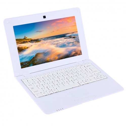 TDD-10.1 Netbook PC, 10,1 pouces, 1 Go + 8 Go, Android 5.1 ATM7059 Quad Core 1,6 GHz, BT, WiFi, HDMI, SD, RJ45 (Blanc) ST143W1284-314
