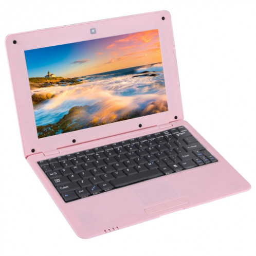 10.1 pouces Netbook PC, 1 Go + 8 Go, TDD-10.1 Android 5.6GHZ ALLWINNER A33 Quad Core 1.6GHz, BT, WiFi, SD, RJ45 (rose) SH406F933-311