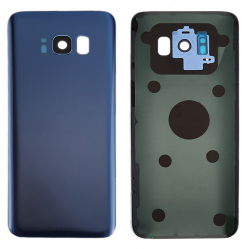 iPartsAcheter pour Samsung Galaxy S8 + / G955 couvercle arrière de la batterie avec la couverture de la lentille de l'appareil photo et adhésif (bleu) SI39LL600-36