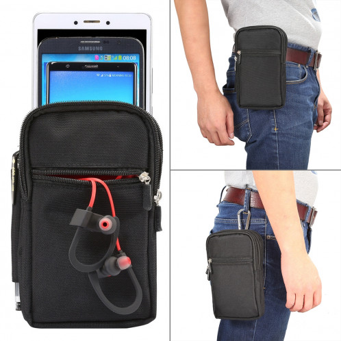 7 pouces et au-dessous du sac universel de taille de cas d'hommes de polyester de polyester avec le trou de ceinture et la boucle s'élevante pour l'iPhone, Samsung, Sony, Huawei, Meizu, Lenovo, ASUS, SH647B388-310 7 pouces et au-dessous du sac universel de taille de cas d'hommes de polyester de polyester avec le trou de ceinture et la boucle s'élevante pour l'iPhone, Samsung, Sony, Huawei, Meizu, Lenovo, ASUS, SH647B388-310