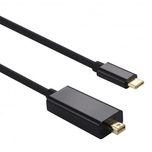 Câble Adaptateur Mâle DisplayPort Mâle vers USB-C / Type C Cm 1,8 M SH0731738-35