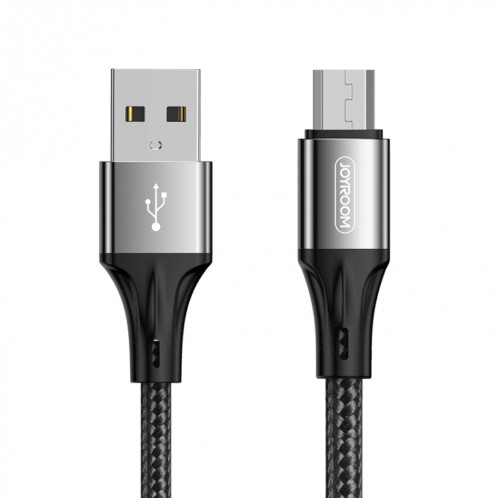 JOYROOM S-0230N1 N1 Series 0.2m 3A Câble de charge de synchronisation de données USB vers Micro USB (noir) SJ180B308-315
