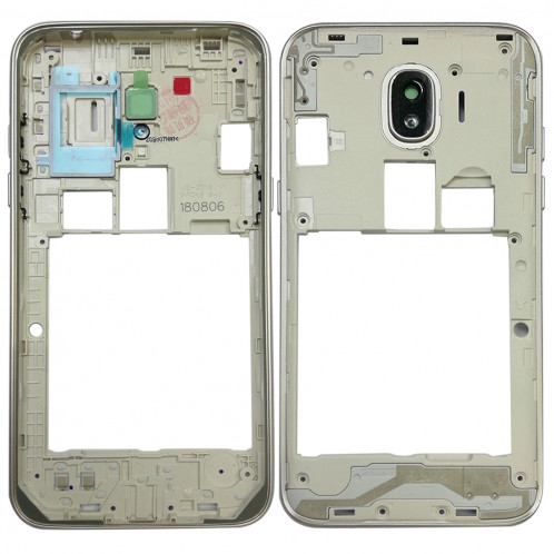 Cadre central pour Galaxy J2 Pro (2018) / J2 (2018) / J250FDS (Or) SH727J1243-36