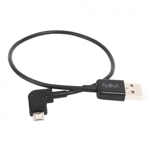 Câble de connexion à angle droit USB vers Micro USB de 30 cm pour DJI SPARK / MAVIC PRO / Phantom 3 & 4 / Inspire 1 & 2 SH3902486-36