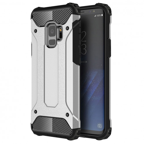Pour Samsung Galaxy S9 TPU + PC 360 Degrés Protection Antichoc Étui de Protection (Argent) SF981S528-38