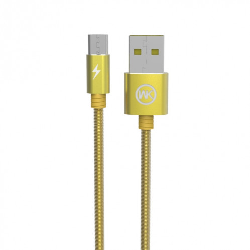 WK WDC-013 2.4A Micro USB Kingkong Fast Chargement du câble de données, Longueur: 1m (or) SW279J959-35