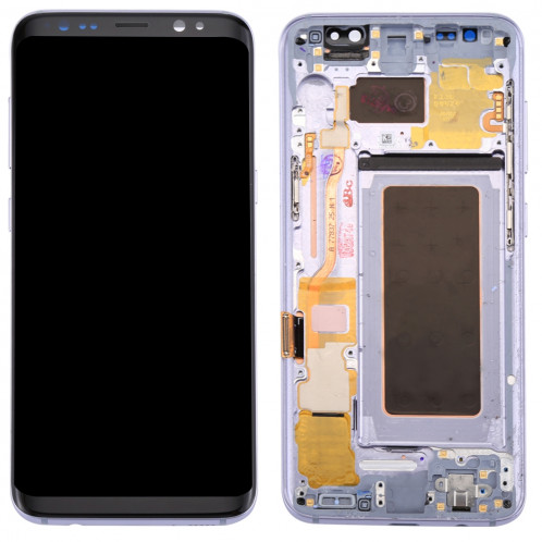 iPartsAcheter pour Samsung Galaxy S8 / G950 Écran LCD Original + Original Écran Tactile Digitizer Assemblée avec Cadre (Gris Orchidée) SI005H1236-36