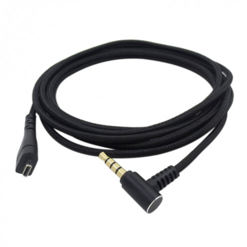 ZS0169 Câble audio pour casque tressé USB pour SteelSeries Arctis 3 5 7 Pro (Noir) SH874B353-35