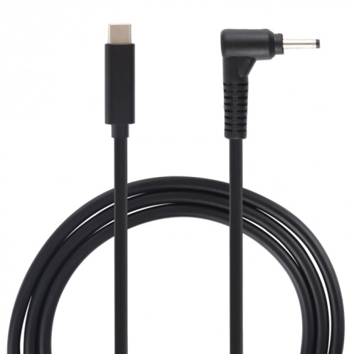 Câble de charge USB-C / Type-C à 3,0 x 1,1 mm pour ordinateur portable, longueur du câble: environ 1,5 m SH81141331-34