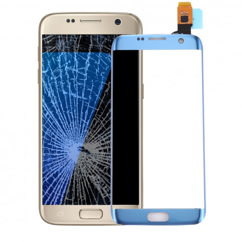 iPartsAcheter pour Samsung Galaxy S7 bord / G9350 / G935F / G935A numériseur d'écran tactile (bleu) SI39LL1956-35